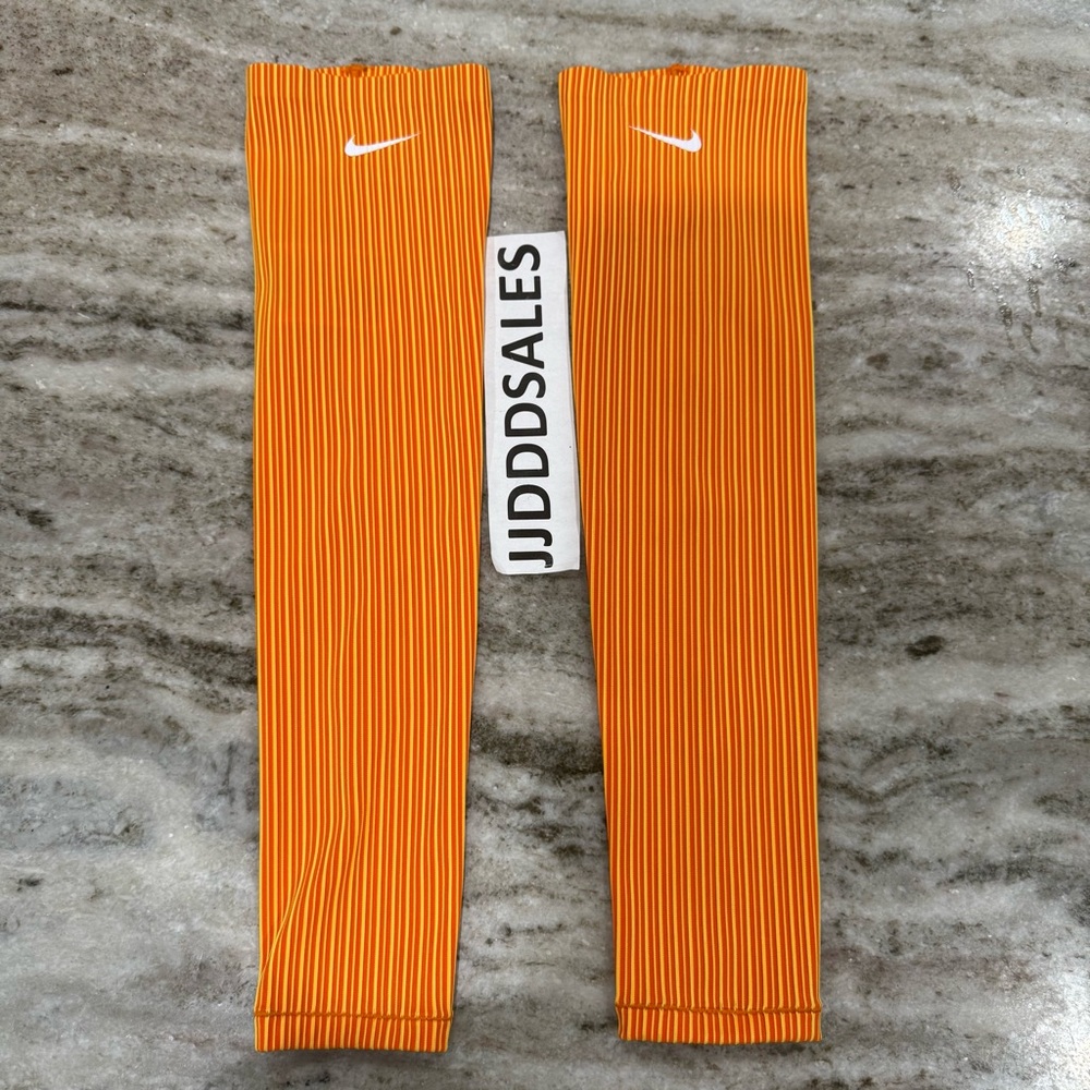 Nike Pro Elite Running Olympics Arm Sleeves Orange Made In USA AO8690-XXX Size L